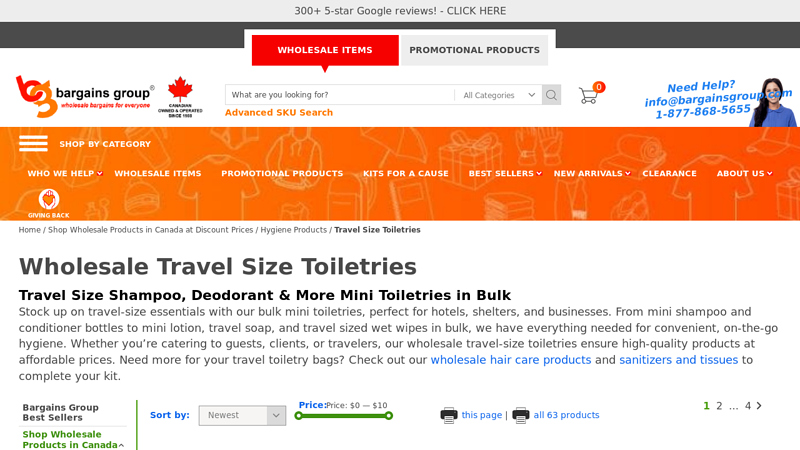 Wholesale Travel Toiletries & Bulk Mini Hygiene Essentials