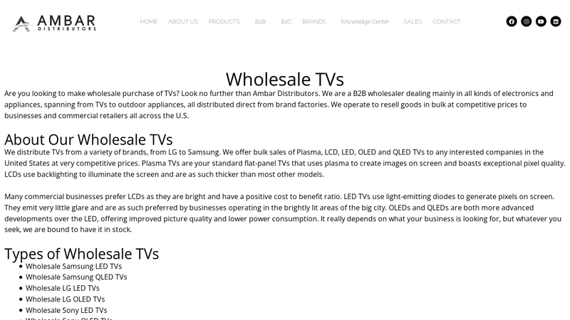 Wholesale TVs