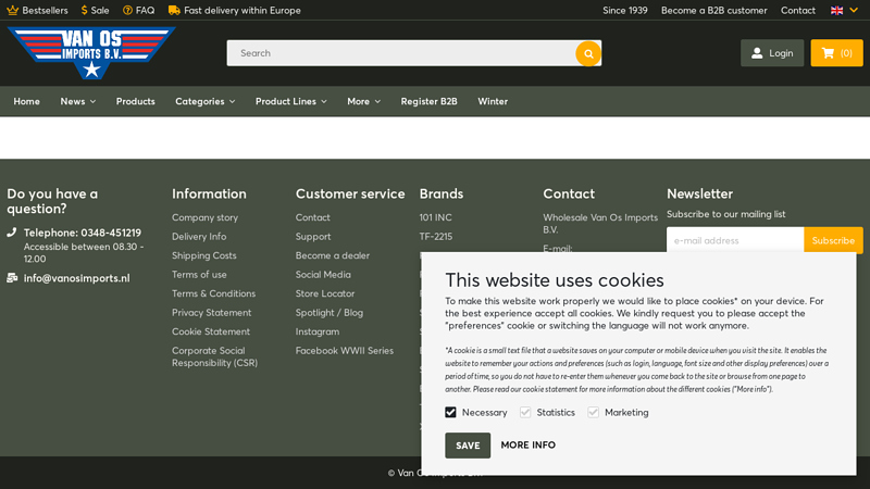 Wholesale Van Os Imports B.V.