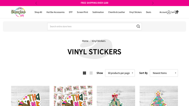 Wholesale Vinyl Stickers