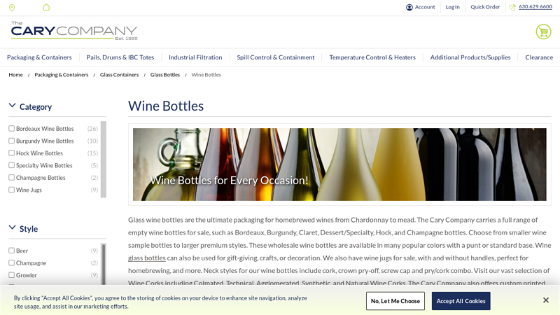 Wholesale Wine Bottles for Sale