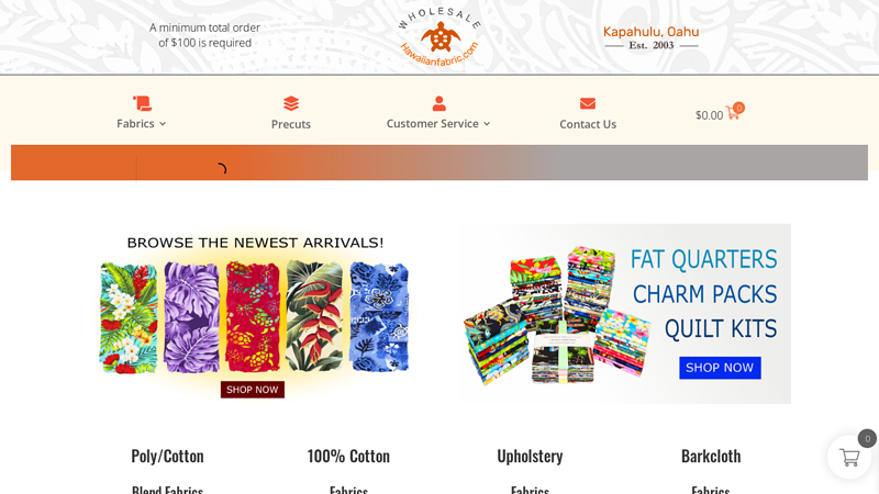 Wholesalehawaiianfabric.com