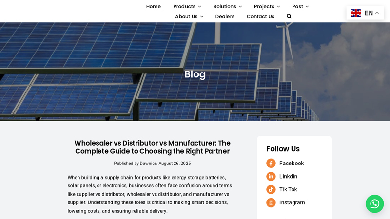 Wholesaler vs Distributor vs Manufacturer