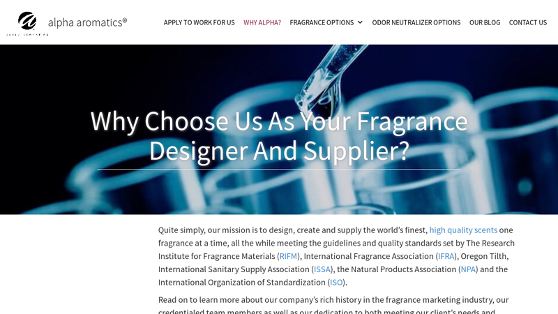 Why Choose Us As Your Fragrance Designer And Supplier?