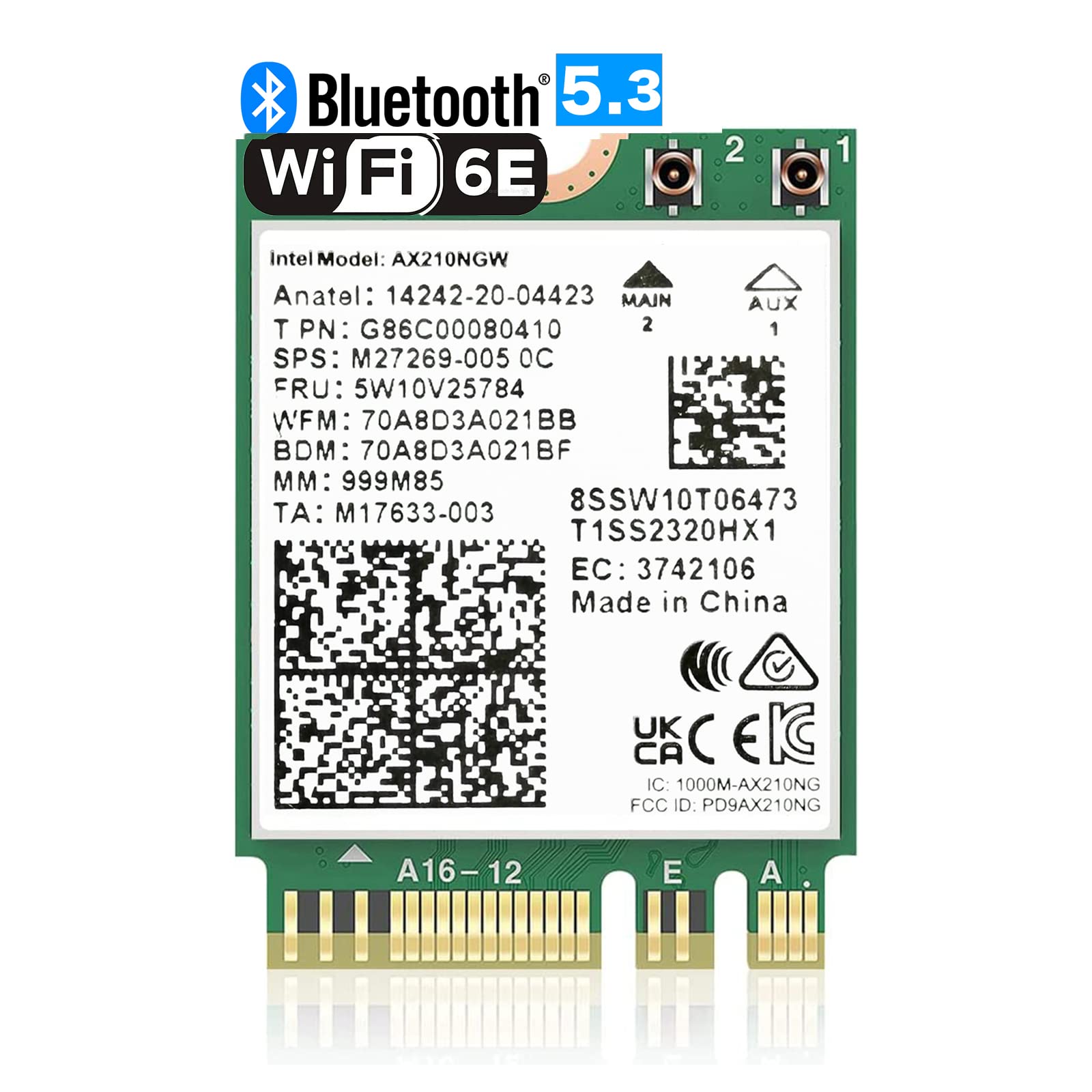 Wifi 6E Ax210 Ngw Wireless Card M.2 2230/Ngff industry insight