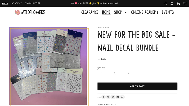 Wildflowers Pro Nail Products and Academy