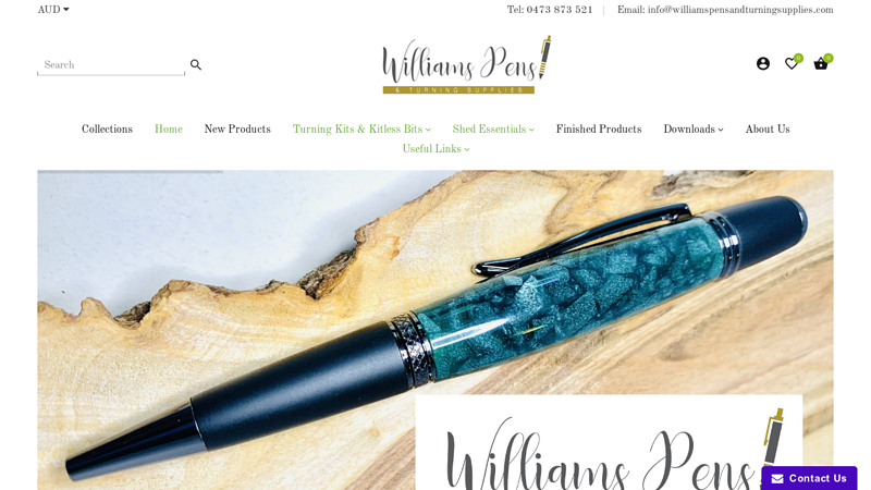 Williams Pens & Turning Supplies.