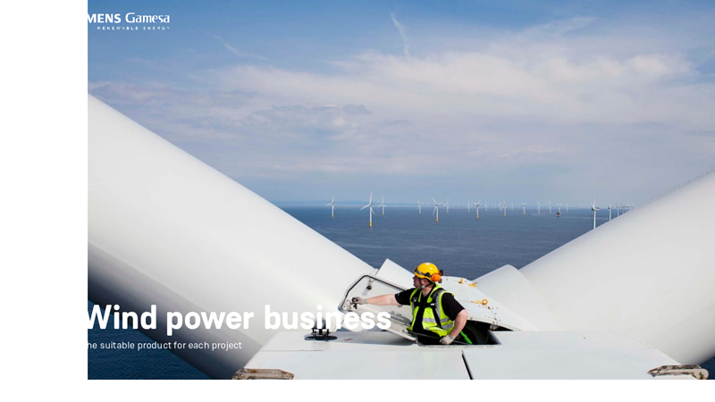 Wind turbines and services