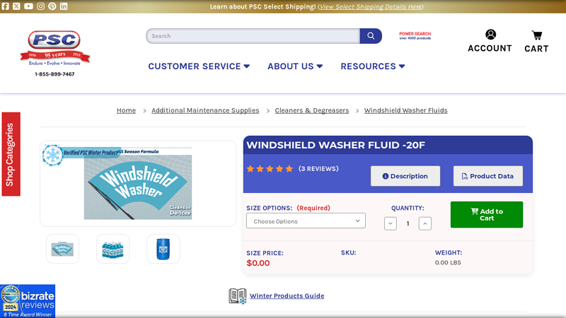 Windshield Washer Fluid