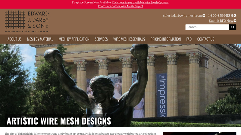 Wire Mesh used in Artistic Designs