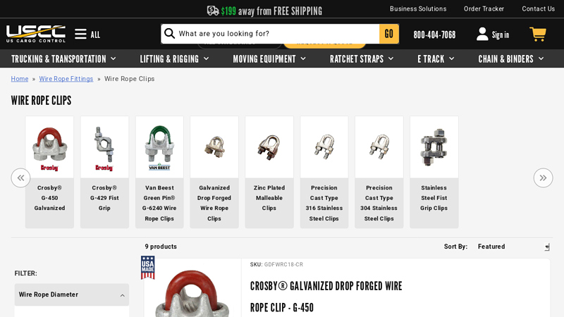 Wire Rope Clips / Clamps