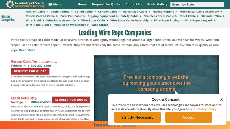 Wire Rope Manufacturers