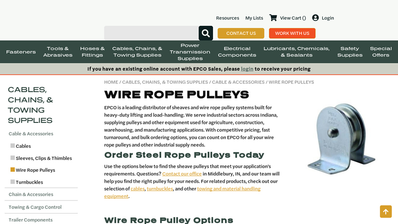 Wire Rope Pulley Supplier