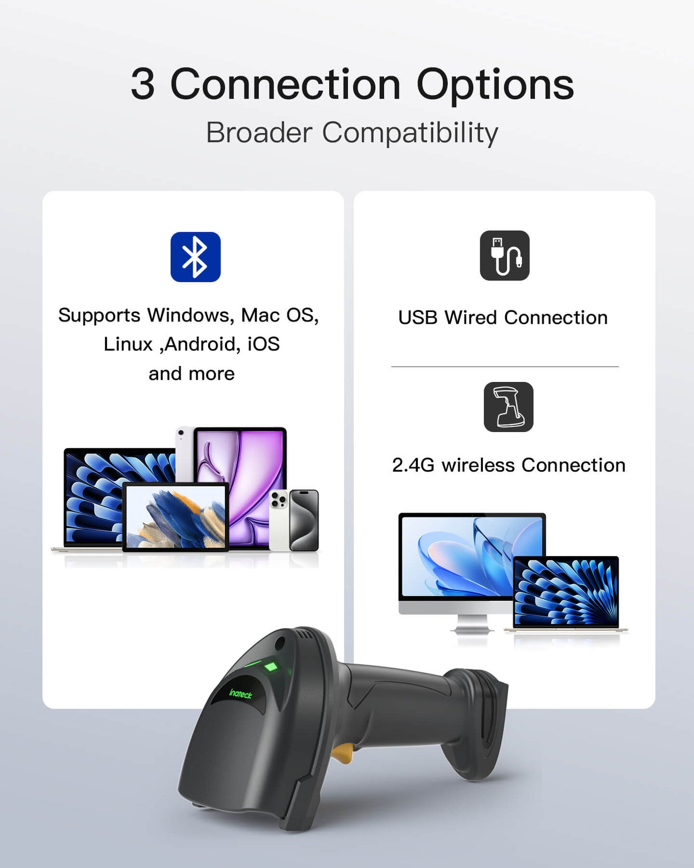 Wireless & Bluetooth Barcode Scanners