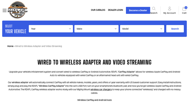 Wireless CarPlay Adapter to Convert Wired to Wireless