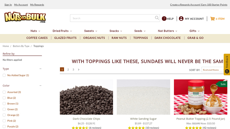 with toppings like these, sundaes will never be the same.