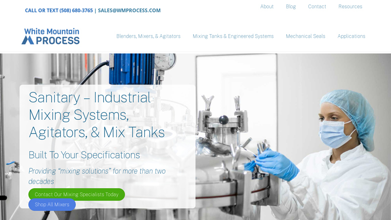 WMProcess: Industrial Mixing Systems, Agitators, & Mix Tanks