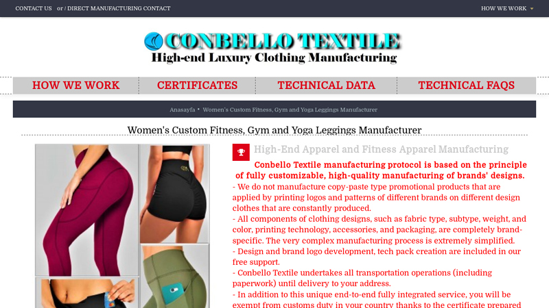 Women's Custom Fitness, Gym and Yoga Leggings Manufacturer