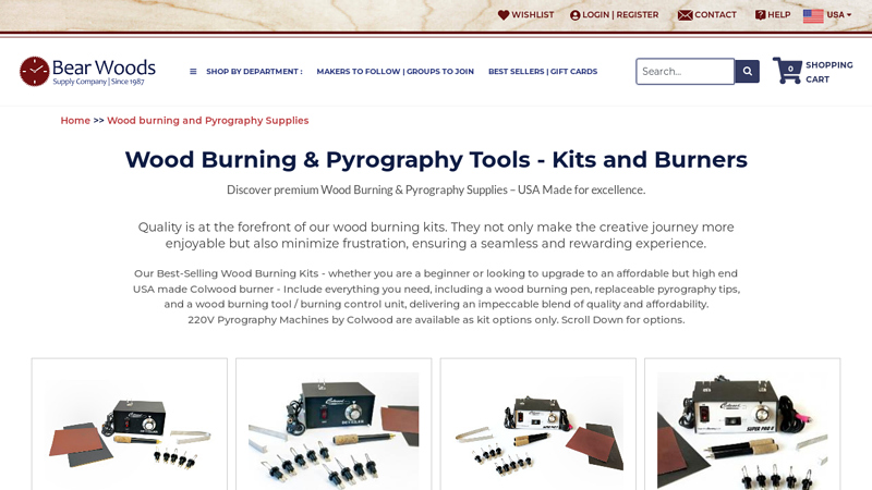 Wood Burning & Pyrography Tools