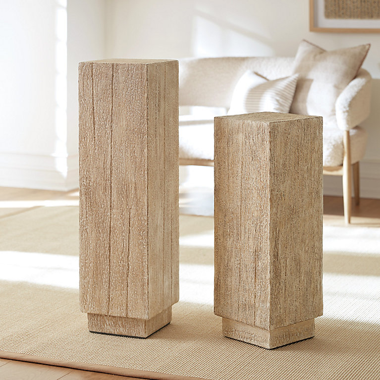 Wood Pedestal