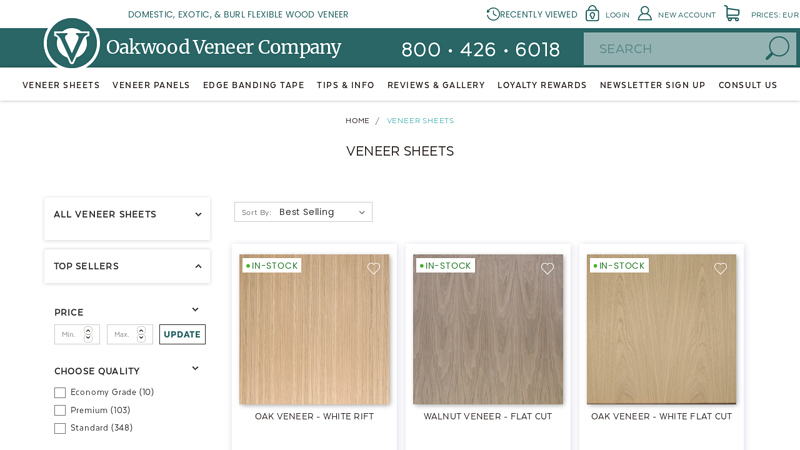 Wood Veneer Sheets