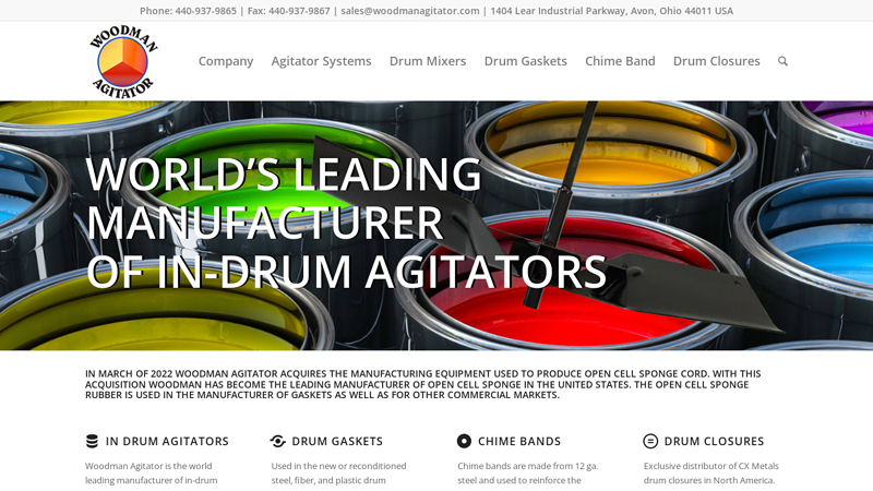 Woodman Agitator, Inc.