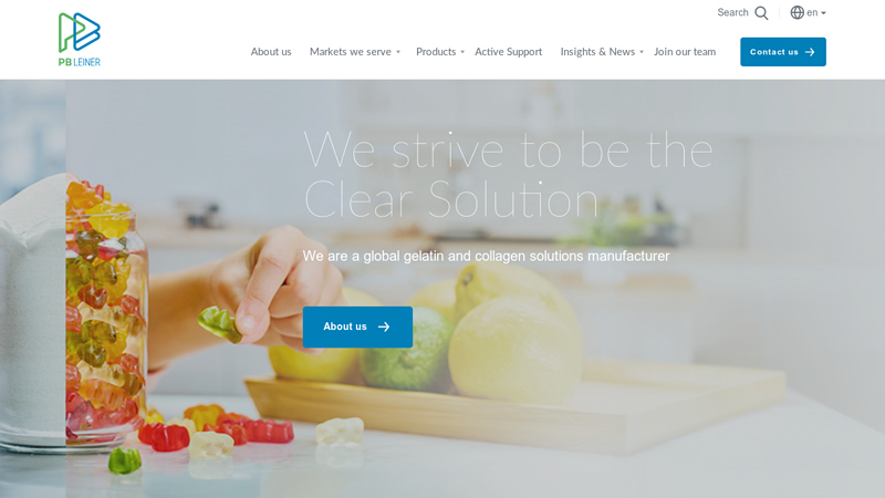 World-leading Gelatin & Collagen Solutions Manufacturer