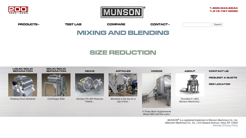 World leading manufacturer of Industrial Mixers, Blenders and Size ...
