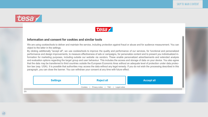 Worldwide Leading Adhesive Tape Manufacturing Company