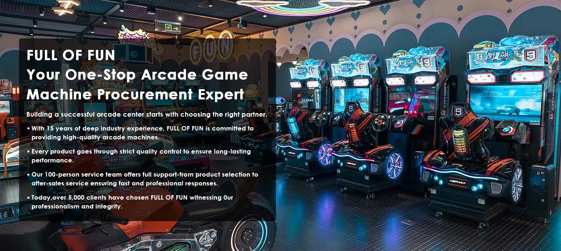 Worldwide Leading Arcade Games & Machines Distributor