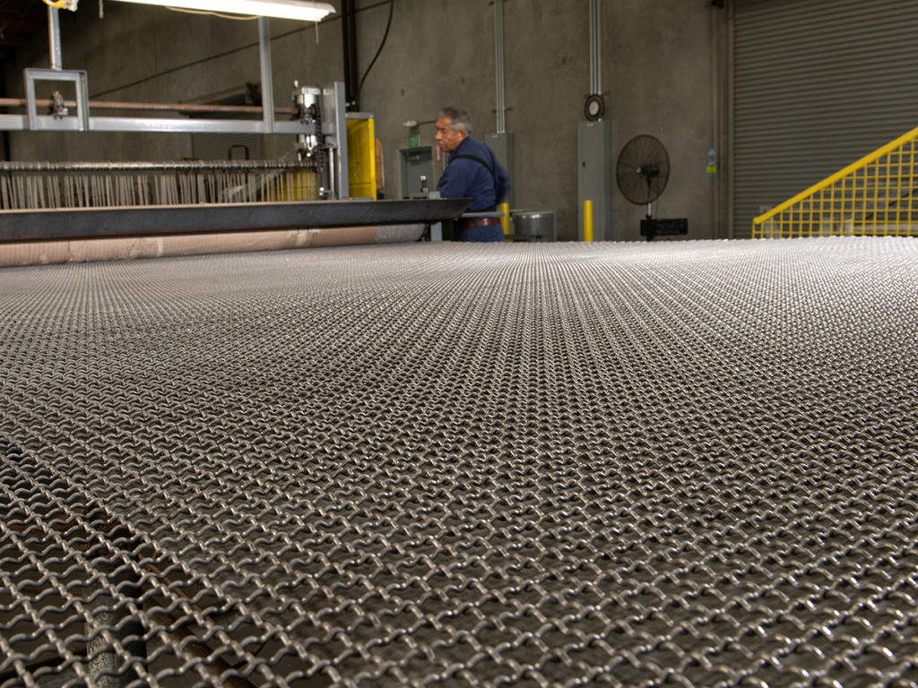 Woven Wire Mesh Manufacturing