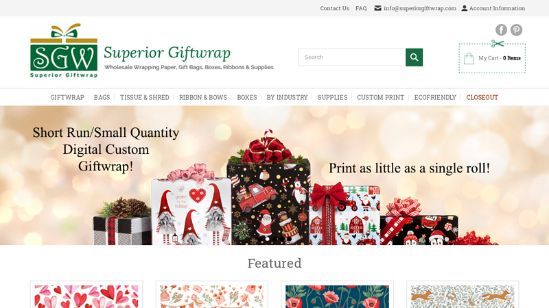 Wrapping Paper, Wholesale Gift Bags, And Gift Wrap For Christmas ...