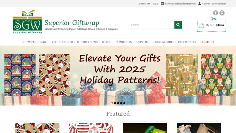 Wrapping Paper, Wholesale Gift Bags, And Gift Wrap For Christmas ...