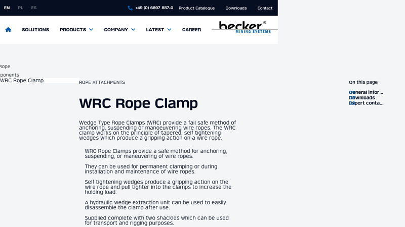 WRC Rope Clamp