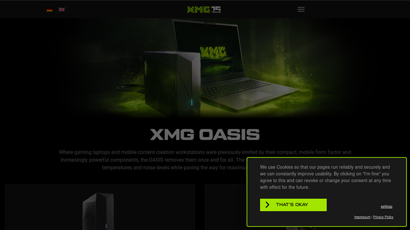 XMG OASIS