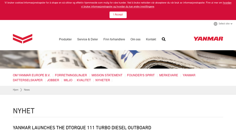 YANMAR LAUNCHES THE DTORQUE 111 TURBO DIESEL ...