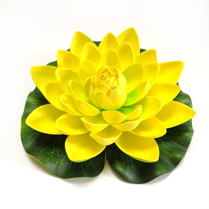 Yellow Artificial Lotus Flower Stems