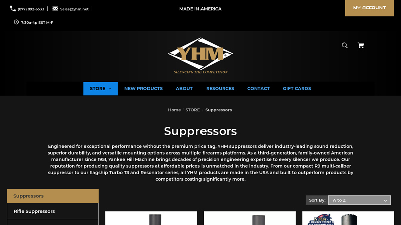 YHM Suppressors