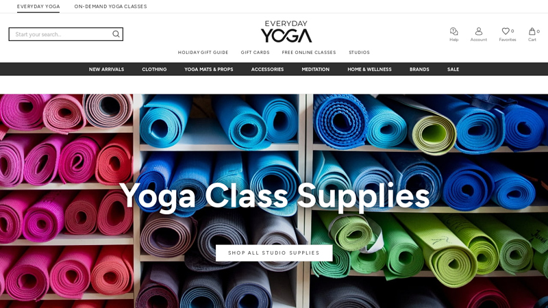 Yoga Studio Supplies