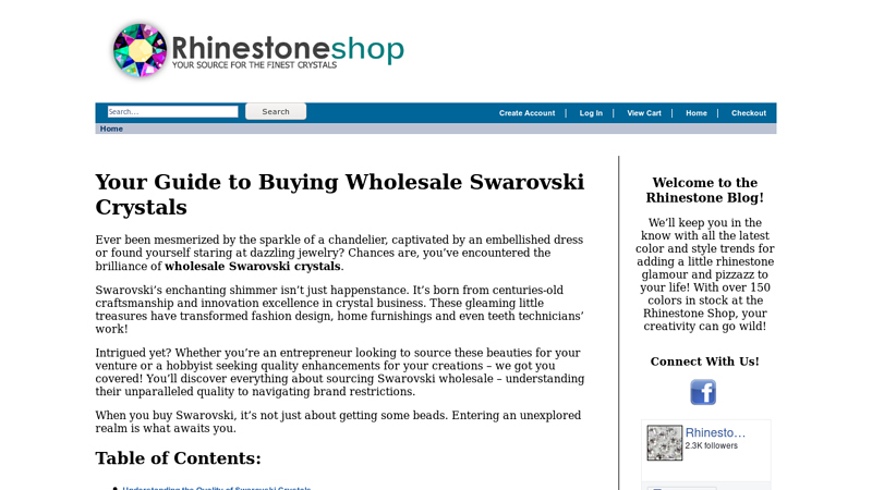 Your Guide to Buying Wholesale Swarovski Crystals