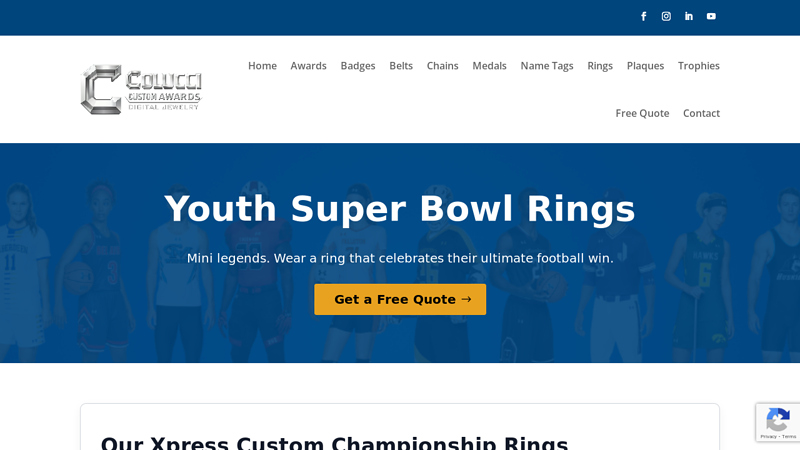 Youth Super Bowl Rings