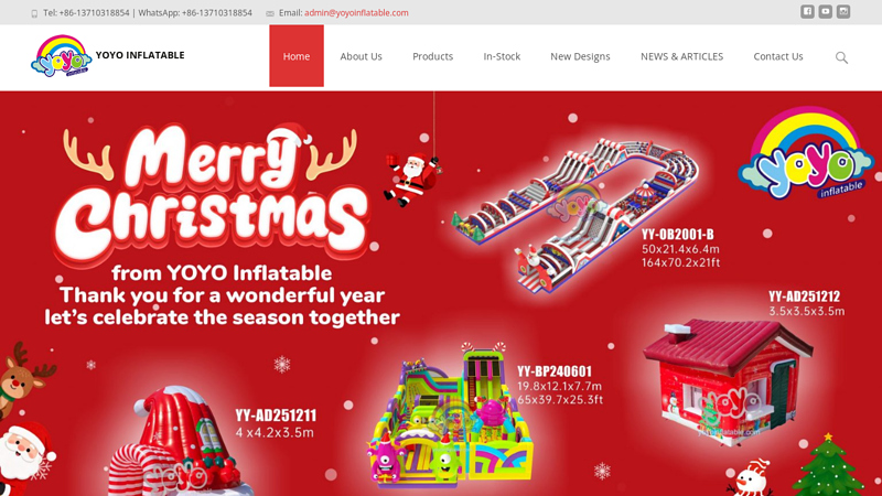 Yoyo inflatable bouncer houses, slides, water toys, combos ...