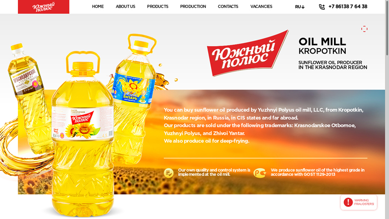 Yuzhnyi Polyus Oil Mill, LLC