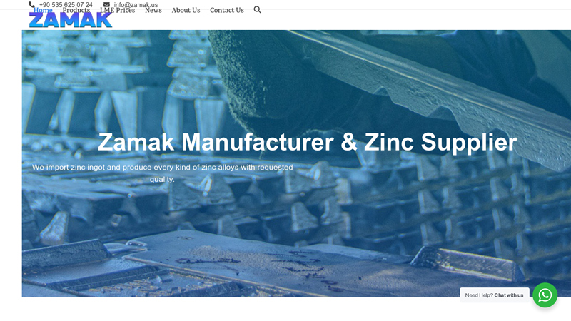 Zamak and Zinc Alloys