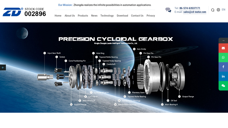 ZD Precision Gearboxes, Planetary Gear Reducers Manufacturers