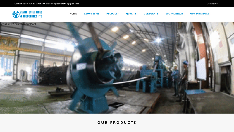 ZENITH STEEL PIPES & INDUSTRIES LIMITED