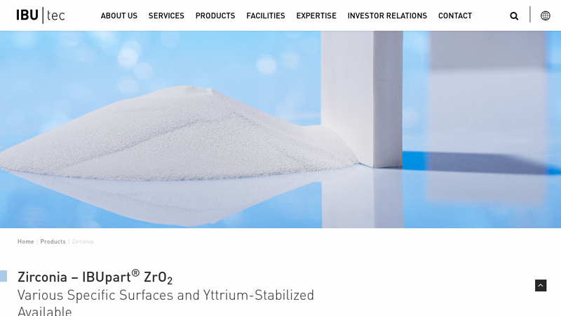 Zirconia – IBUpart® ZrO2